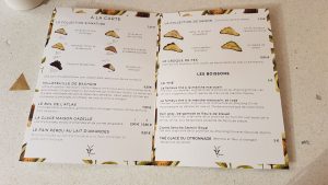 Photo of Menu of Maison Gazelle